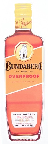 Bundaberg rum bottle - bottle, bumper