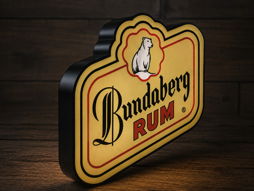Bundaberg rum inch light box - bundaberg,