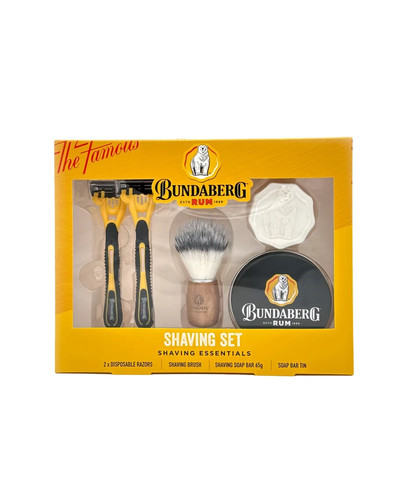 Bundaberg rum shaving set - -,